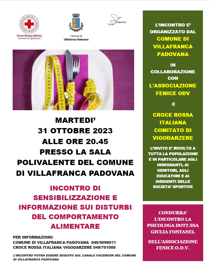 Volantino Sensibilizzazione Alimentare 31/10/2023